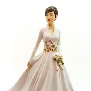 Royal Doulton winter wonderland bride figurine pretty collectible porcelain